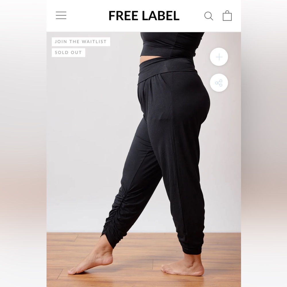 FREE LABEL Sunday joggers 2X